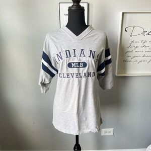 Y2K Cleveland Indians Lee sport tee. Cross posted